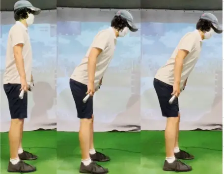 正しい前傾の取り方